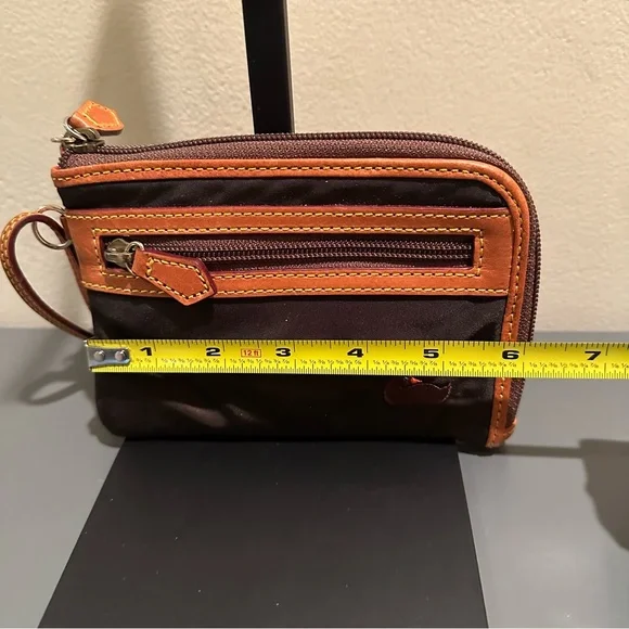 Dooney & Bourke Brown Nylon Wristlet - Picture 6 of 8